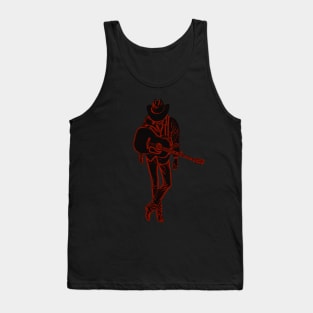 Dwight Yoakam Playing Guitar Tank Top